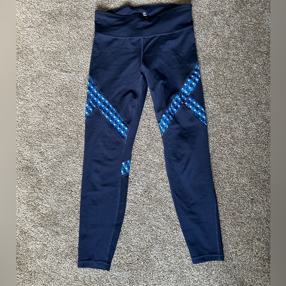 GapFit Navy High Rise Athletic Leggings Women’s Small Running Yoga